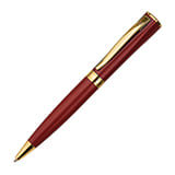 WIZARD GOLD , ручка шариковая, бордовый/золотистый, металл